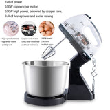 7 Speed Hand Mixer Electric Hand Held Blenders Stick Electric Whisk Beaters 2 In 1 Twin Handheld And Stand Mixer For Mixing, Blending, Whipping And Beating, 180 W