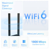 TP-Link WiFi 6 USB Adapter for Desktop PC - (Archer TX20U Plus) AX1800 Wireless Network Adapter with 2.4GHz
