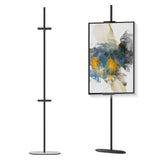 56" Adjustable Floor Picture Frame Stand, Easel Stands for Display