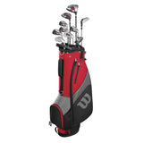 WILSON Golf Profile SGI Men's Complete Golf Set — Regular, Right Hand,Red (Regular) WILSON