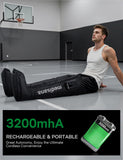 Medisana Leg Compression Massager for Circulation & Pain Relief, Cordless Air Compression Boots with Customizable Modes, Intensities, Timer, Professional Leg Massager for Athletes Christmas Gifts