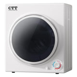 CTT Portable Clothes Dryers for Apartment 1500W, 3.5 cu.ft Compact Dryer for Laundry with 4 Drying Mode, 110V Dryer Machine with Stainless Steel Tub, Overheat Protection