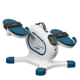 Nobol PhysioPedal® Motorized Under Desk Exercise Bike for Seniors & Adults – Electric Pedal Exerciser with Remote, Adjustable Speeds & Resistance, LCD Display, Portable Seated Leg & Arm Pedaler