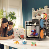 AD5X Multi-Color 3D Printer with IFS,Fully Auto Leveling FDM 3D Printer with Max 600mm/s High Speed Printing
