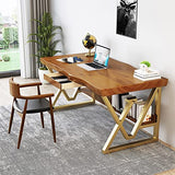 IKVODEOS Computer Desk Home Office Solid Wood Computer Desk