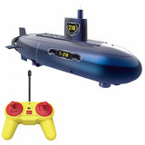 GoolRC Mini RC Submarine, 2.4GHz Remote Control Boat, 6 Channels DIY Under Water Ship RC Boat for Teens