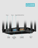 Router (Archer AX80) – Dual Band, 2.5 Gbps WAN/LAN Port, 8K Streaming,Wireless Internet Router
