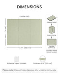 Fluxynara Felt Bulletin Board, 47.2" x 35.4", Sage