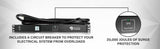 Rack Mount Power Strip - 240V 30A 2C19 & 10 C13 outlets PDU with 20,000 amp Surge Protector, Volt & Amp Meter for Data Center - 19” Metal Housing, Ears & Fittings Included Valiant Power Co