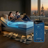 IZONE Smart Mattress, Dual-Sided Adjustable, Plush to Firm, Personalized Lumbar Support for Couples, Compatible with Adjustable Bases, 100-Night Trial (16-Inch, Twin XL)