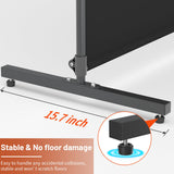 Room Divider, 72x72Inch Large Single Panel Privacy Screen with Thickened Fabric,Freestanding Partition Wall for Room