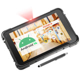 MUNBYN Rugged Tablet Scanner IRT01P, Android 14 Industrial Tablet, Works with Zebra SE4710 Scanner, 8GB+128GB Barcode Scanner, 700nit, IP67 Waterproof Rugged PC