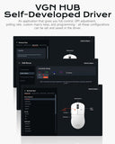 Wireless Gaming Mouse, 49g Ultra-Lightweight, PAW3395 26K DPI Sensor