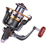 Sougayilang Spinning Fishing Reels Smooth 11BB for Inshore Boat Rock Freshwater Saltwater Fishing-DK1000