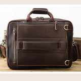 Eather Messenger Bag for Men Full Grain Leather Laptop Briefcase