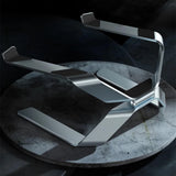 DTTLYQF Laptop Stand Adjustable Aluminum Alloy Notebook Tablet Up to 17.3 Inch Portable Fold Holder