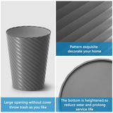 Lysam Bathroom Trash Can 3 Pack, 1.8 Gallon Small Trash Can with Trash Bags