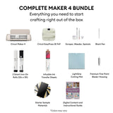 Cricut Maker 4 + EasyPress SE Heat Press Bundle - Cutting Machine with Infusible Ink