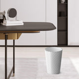 Lysam Bathroom Trash Can 3 Pack, 1.8 Gallon Small Trash Can with Trash Bags