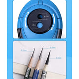Electric Pencil Sharpener, Hole Heavy Duty Helical Blade Operated with Auto Stop Function for Kids School Classroom Office Home and Stationery Gifts