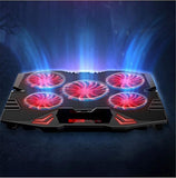 Laptop Cooling Pad Notebook Cooler for Desk and Lap Use Laptop Fan Stand 5 Adjustable Heights