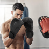 PiscatorZone Boxing Training Gloves Punching Bag Gloves for Women & Adult, Professional Shockproof Gloves for Training Playing Muay Thai, Sparring, Fighting Kickboxing (Black, 10OZ) PiscatorZone