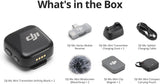 DJI Mic Mini (2 TX + 1 Mobile RX), Ultralight, Active Noise Cancelling