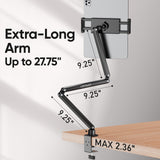 Urmust Tablet Stand for Desk, Adjustable iPad Holder for Bed, 4.7"-15.6"