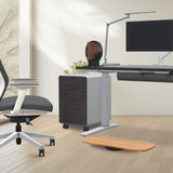UPLIFT DESK 3-Drawer Mobile File Cabinet - Steel Rolling Filing Cabinet with Lock, Soft-Close Top Drawer