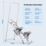 MERACH Stair Stepper for Home Gym Exercise, New Version Vertical Climber Machine for Full-Body Workout, Compact Folding Cardio Exercise Climber with Extended Step Range, Adjustable Handlebar & Pedals