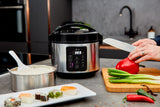 Rice Cooker with Ceramic Bowl and Advanced Fuzzy Logic, (5.5 Cups, 1 Litre), 5 Rice Cooking Functions, 3 Multicooker Functions Yum Asia