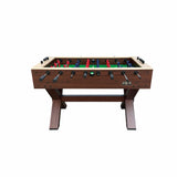 KICK Constable 55" Foosball Table (Brown) – Professional Full-Size Indoor Game Table