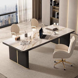 ARTGYRDFX Computer Desks 180cm Rock Board President Boss Office Furniture
