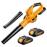 20V Cordless Leaf Blower, 150MPH Handheld Blower with 2 Batteries & Charger, Variable Speed Small Electric Leaf Blowers