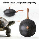 DEORS Bionic Turtle 12 Inch Nonstick Wok with Lid, Non Toxic, PFAS & PFOA Free, Dishwasher Safe, Compatible with All Stovetops