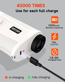 Golf Rangefinder with Slope - 1200 Yard Laser Range Finder for Golfing & Hunting, High-Precision Flag Locking Vibration