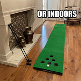 PuttPutt Clash Premium Golf Putting Game Set – Includes Carry Bag, Putting Mat, 2 Adjustable Putters, 2 Golf Balls, 2 Bases, 12 Hole Covers - Fun Backyard Party Game