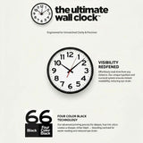 Ultimate Wall Clock |14 Inch | Modern | Atomic | Analog | Home | Office | School | Gym | Indoor | Outdoor | Sets Automatically | Unbranded | Classic | Battery Operated | Modern Décor