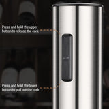 Electric Wine Opener Set with Foil Cutter, Aerator, Vacuum Stopper, Rechargeable Stainless Steel - Automatic Cork Removal, Easy Pouring, Ideal for Home Bar and Parties