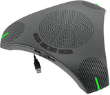 Conference Microphone USB Speakerphone Microphone for Business Conference,360° Omnidirectional Microphone JACKLY
