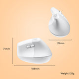Logitech Lift for Mac Wireless Vertical Ergonomic Mouse, Bluetooth, Quiet Clicks, Silent Smartwheel