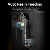 Jupiter 2 Resin 3D Printer, 16K Large MSLA 3D Printing Machine, Auto-Leveling, Smart Tank Heating, Auto Resin Feeding