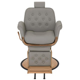 BarberPub Heavy Duty Barber Chair, Professional Reclining Salon Chair for Hair Stylist, Hydraulic Pump Barber Chairs for Barbershop, Salon&Spa Equipment 9246 (Grey)