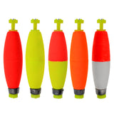 Fishing Floats Fishing Bobbers EVA Foam Floats Cigar Fishing Bobbers Weighted Snap-on Floats Bass Trout Crappie Sea Boat Fishing Proximitck
