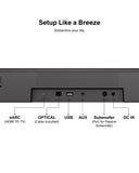 ULTIMEA 5.1ch Sound Bar with Dolby Atmos, Surround Sound System for TV, App Control, Home Theater Sound System, TV Soundbar with Subwoofer, 2 Surround Speakers, HDMI eARC/Opt/AUX/BT, Aura A50 Pro