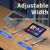 Adjustable Laptop Stand Aluminum for Tablet Support Notebook Stand TableLaptop Holder Cooling pad