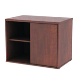 Alera ALELS593020MC 29.5 in. x 19.13 in. x 22.78 in. Open Office Low Storage Cabinet Credenza - Cherry Alera