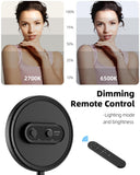 Weilisi Large Ring Light with Stand, 72“ Tripod with Ring Light, 6500K Full-Screen Ringlight Tripod for iPhone with Phone Holder, Selfie Light for Makeup, Barber, Video Recording, Photography
