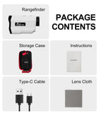 Flagfront Golf Rangefinder with Slope, 1100 Yards Laser Range Finder, 6X Magnification