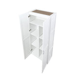 GMASONHK White Bookcase with Back Panel, 5-Shelf Book Organizer for Home Office and Classroom